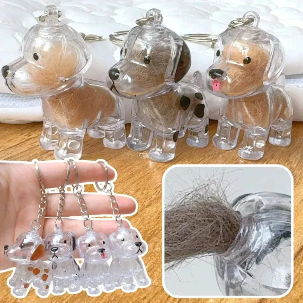 Transparent Dog Hair Storage