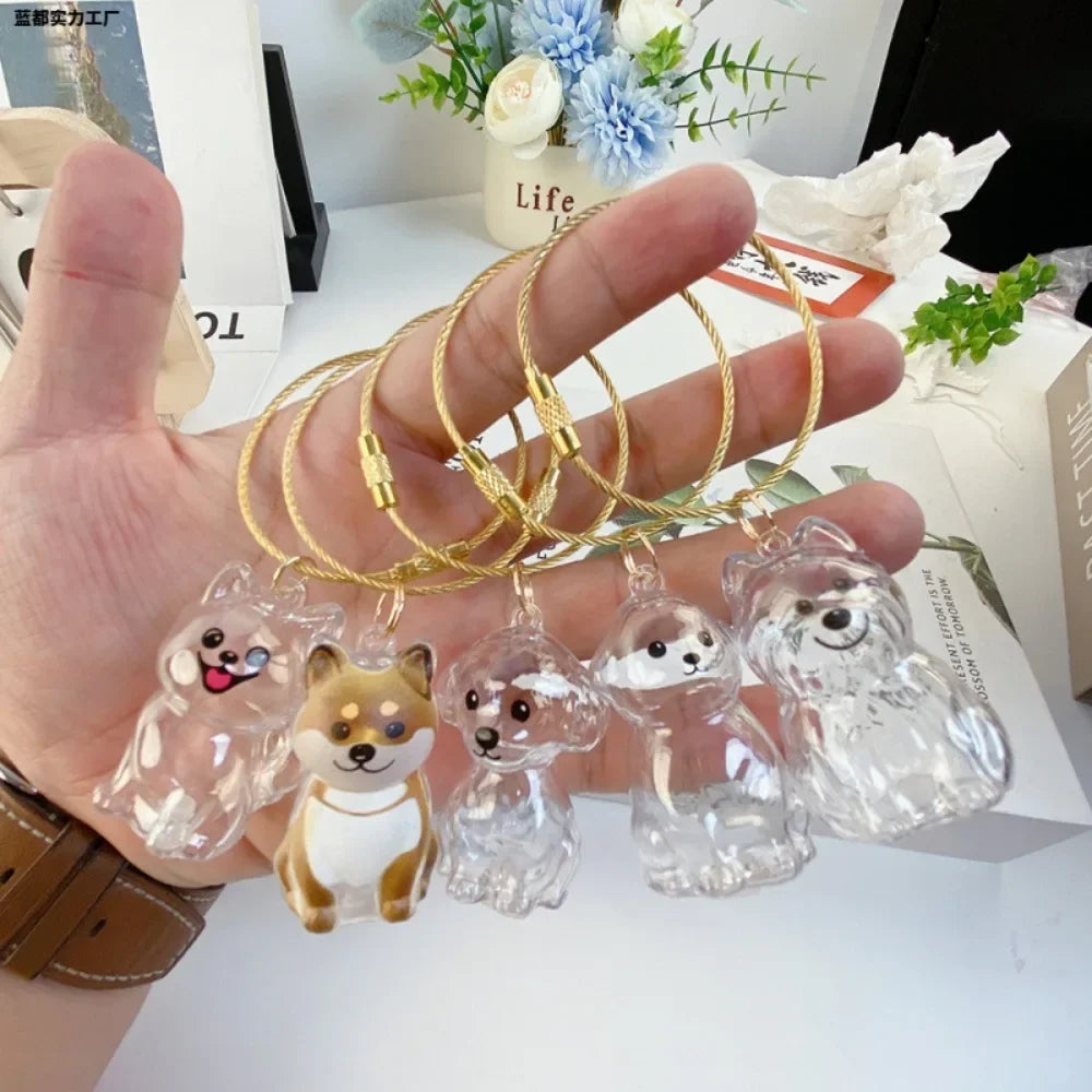 Transparent Dog Hair Storage