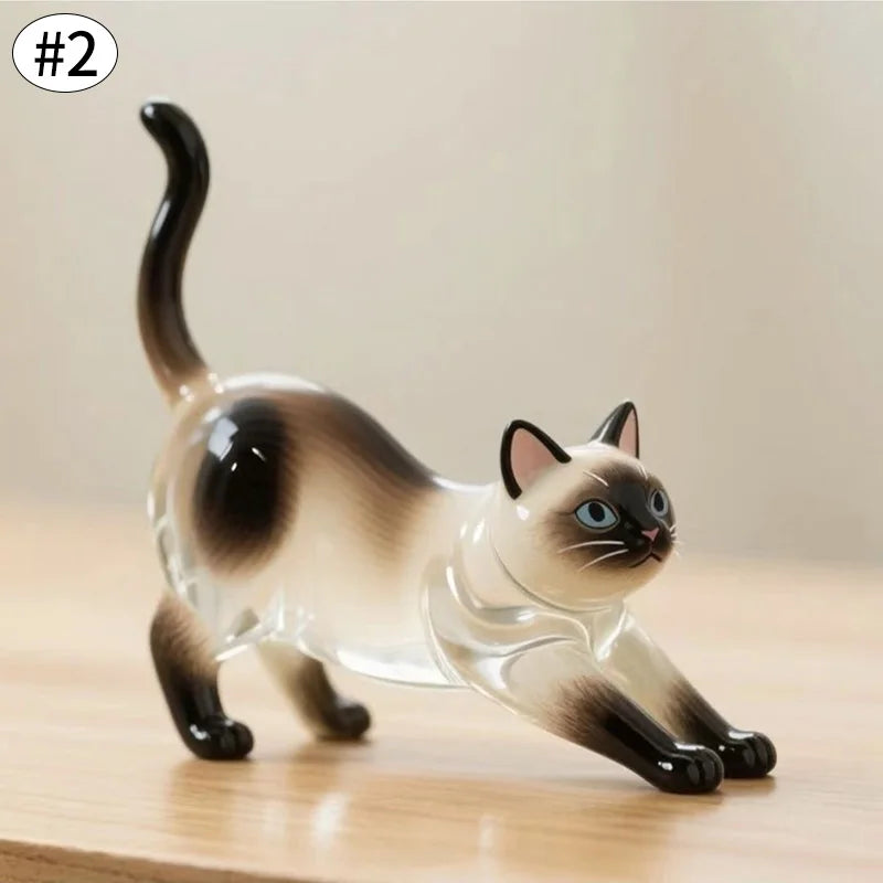 Cat Hair Memorial Storage Keychain Cat